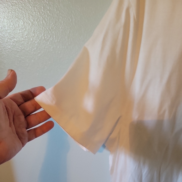 New Perry Ellis Zippered Polo Shirt 2xl wht/blk. - Picture 3 of 6